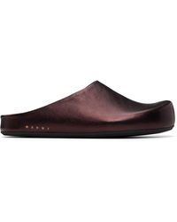 Marni - Fussbett Sabot Slip-On Loafers - Lyst