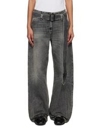 Acne Studios - Belted Relaxed Fit Jeans - Lyst