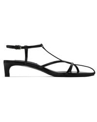 Jil Sander - ブラック High ヒールサンダル - Lyst