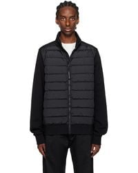 Canada Goose - Blouson Noir En Hybridge Rembourré En Duvet À Glissière - Lyst