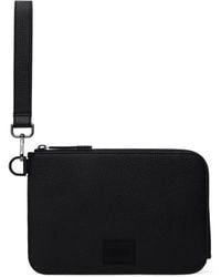 HUGO - Grained Faux-Leather Pouch - Lyst