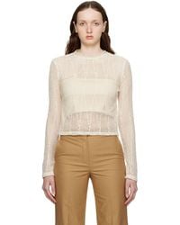 RECTO. - Off- Adria Long Sleeve T-Shirt - Lyst