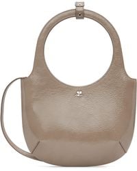 Courreges - Taupe Holy Naplack Leather Bag - Lyst