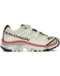 Salomon - White & Green Xt-4 Og Topography Sneakers - Lyst