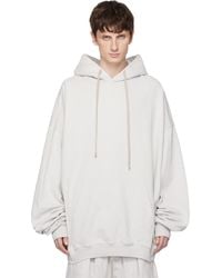 Rick Owens - Off- Temple Hun Hoodie - Lyst