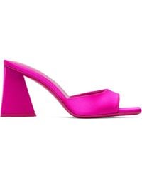 The Attico - Pink Mini Devon Mules - Lyst