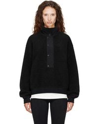 Entire studios - System Half Zip Fleece Sweater - Lyst