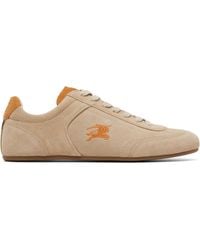 Burberry - Suede Knight Runner Sneakers​ - Lyst