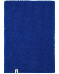 Cordera - Écharpe bleue en tricot brossé - Lyst