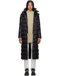 Herno Black Oversized Classic Maxi Coat