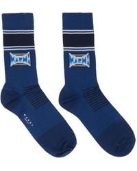 Marni - Jacquard Logo Cotton Socks - Lyst