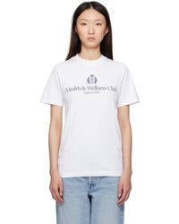 Sporty & Rich - H&W Crest T-Shirt - Lyst