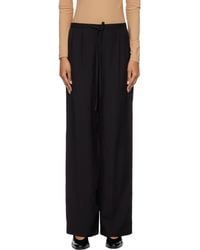 Loulou de Saison - Ellon Straight Leg Drawstring Trousers - Lyst