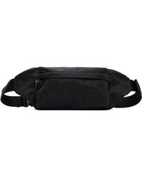HUGO - Embossed-Logo Belt Bag - Lyst