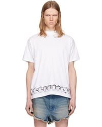Random Identities - Chain Belt Print Short Sleeve T-Shirt - Lyst
