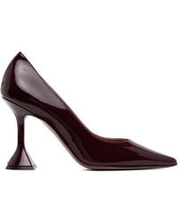 AMINA MUADDI - Burgundy Ami Pump 95 Heels - Lyst
