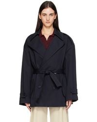 Frankie Shop - Zurich Oversized Short Trench Coat - Lyst
