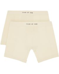 Fear Of God - Two-pack Off- Boxer Briefs - Lyst