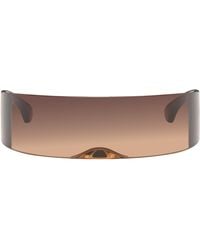 MM6 by Maison Margiela - Ssense Exclusive Shield Sunglasses - Lyst