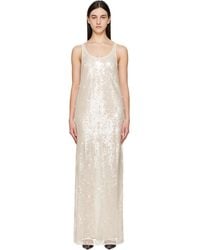 Stella McCartney - Off- Sequins Tank Maxi Dress - Lyst