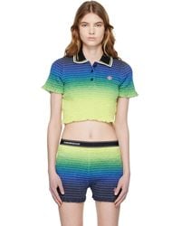 CASABLANCA - Short Sleeve Polo - Lyst