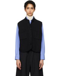 Cordera - Boxy Cotton Waistcoat - Lyst