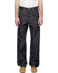Visvim - Jean Social Sculpture 01 Ex Wd Bleu Marine En Denim Brut - Lyst