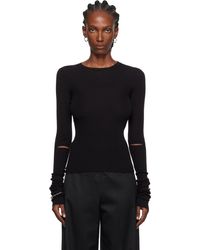 Ann Demeulemeester - Pull Lyell Noir - Lyst