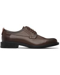 HUGO - Grained Leather Derbys - Lyst