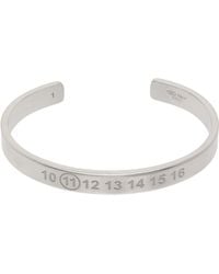 Maison Margiela - Number Reference Cuff Bracelet - Lyst