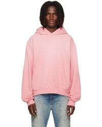 Acne Studios - Fleece Logo Hoodie - Lyst