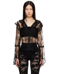 Anna Sui - Sheer Blouse - Lyst