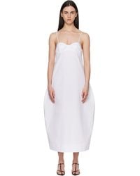 Rohe - Bustier Volume Midi Dress - Lyst