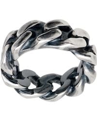 MM6 by Maison Margiela - Chain Ring - Lyst