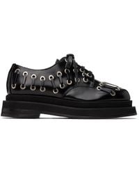 【Simone Rocha】ブラック Heart Toe プラットフォーム ヒール 24385236_54429856_1000.jpg