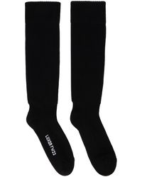 Rick Owens - Black Knee High Socks - Lyst