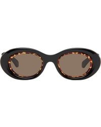Loewe - Mini Anagram Oval Sunglasses - Lyst