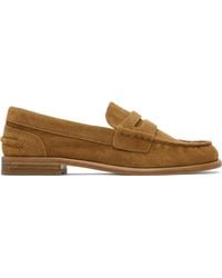 Rag & Bone - Tan Carter Suede Loafers - Lyst