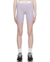 Sporty & Rich - Purple 80s Runner Biker Shorts - Lyst