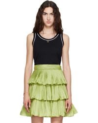 Valentino - Cotton Jersey Vlogo Tank Top - Lyst