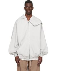 Rick Owens - Off- Temple Mountain Hun Hoodie - Lyst