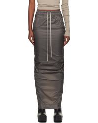Rick Owens - Concordians Pull On Pillar Maxi Skirt - Lyst