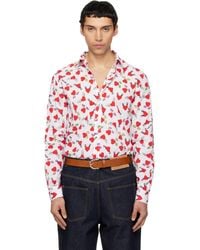 Moschino - Print Lightweight Cotton Poplin Shirt - Lyst