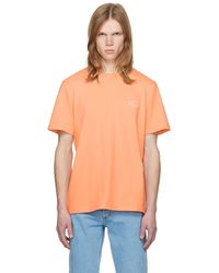 A.P.C. - . Orange New Raymond T-shirt - Lyst
