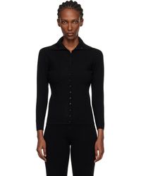 TOTEME - Fitted Polo Cardigan - Lyst
