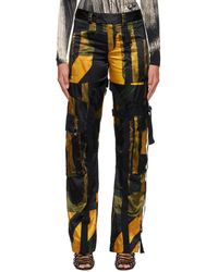 Louisa Ballou - Printed Cargo Pants - Lyst