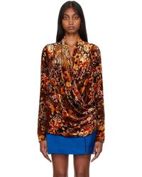 Dries Van Noten - Gathe Blouse - Lyst