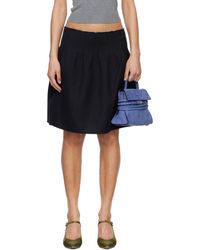 ShuShu/Tong - Low-Waist Pleated Miniskirt - Lyst