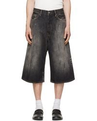 Acne Studios - Faded Denim Shorts - Lyst