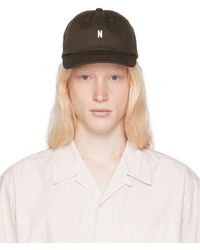 Norse Projects - Brown Twill Sports Cap - Lyst